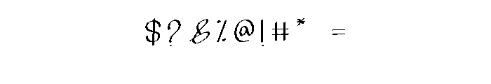 Father2 Font OTHER CHARS