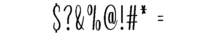 Fatherbusy Font OTHER CHARS