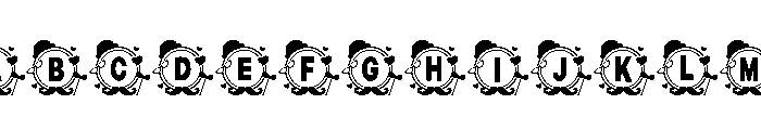 Father’s Day  Monogram Font UPPERCASE