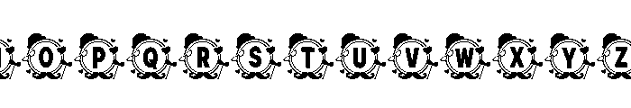 Father’s Day  Monogram Font UPPERCASE