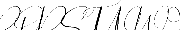 Fathers Signature Font UPPERCASE