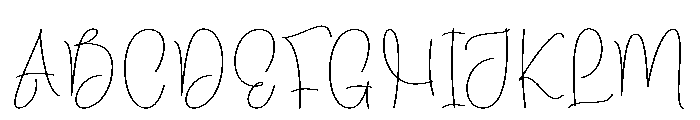 Fathery Font UPPERCASE