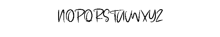 Fathim Thinking Font UPPERCASE