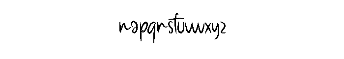 Fathim Thinking Font LOWERCASE
