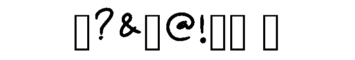 Fatima Regular Font OTHER CHARS
