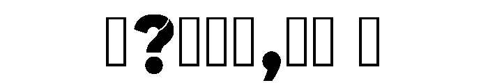 Fatin Regular Font OTHER CHARS