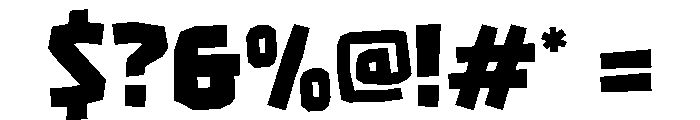 Fattie Milky-Regular Font OTHER CHARS