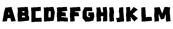Fattie Milky-Regular Font UPPERCASE