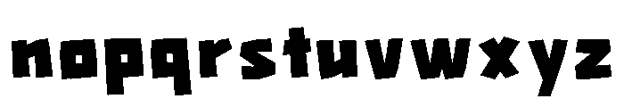Fattie Milky-Regular Font LOWERCASE