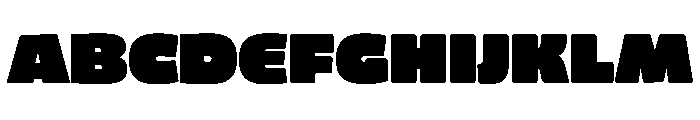 Fattonic Font UPPERCASE