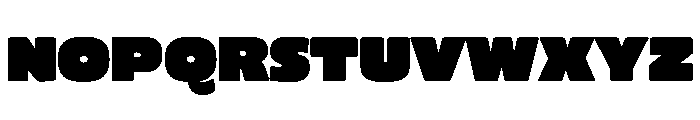 Fattonic Font UPPERCASE