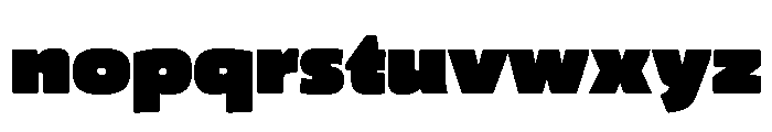 Fattonic Font LOWERCASE
