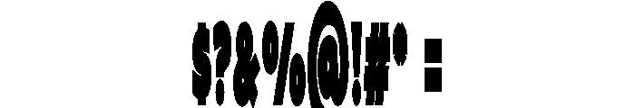 Fatzero Regular Font OTHER CHARS