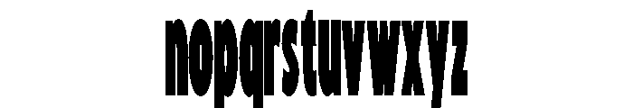 Fatzero Regular Font LOWERCASE