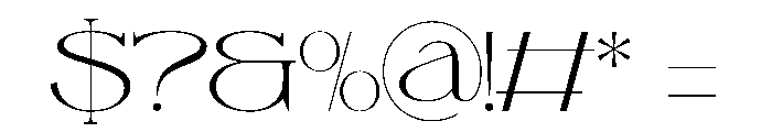 Fauden Font OTHER CHARS
