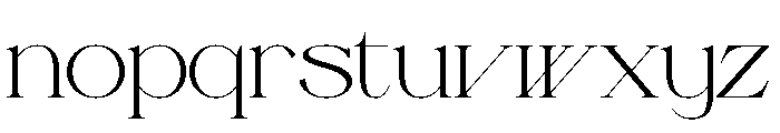 Fauden Font LOWERCASE