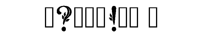 Faustina Regular Font OTHER CHARS