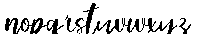 Favorite Pastry Font LOWERCASE