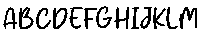 Favorite Strawberrry Font UPPERCASE