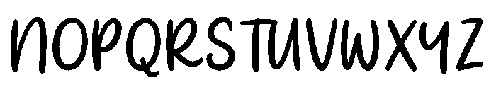 Favorite Strawberrry Font UPPERCASE