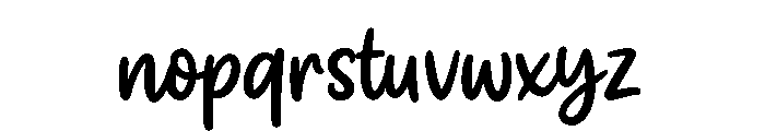 Favorite Strawberrry Font LOWERCASE