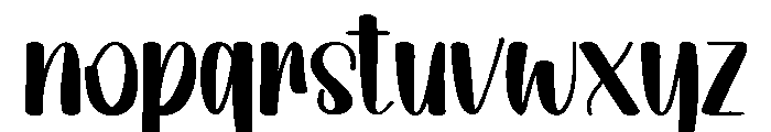 Favorites Font LOWERCASE