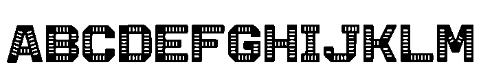 Fazel Regular Font UPPERCASE