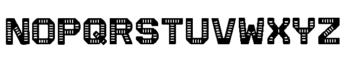 Fazel Regular Font UPPERCASE
