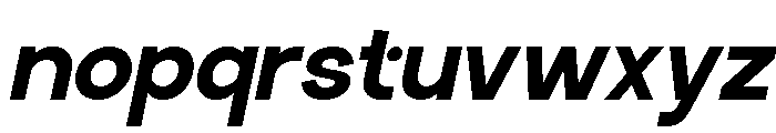 Fazero Italic Font LOWERCASE
