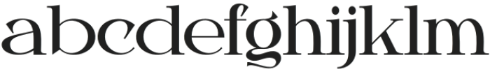 FACERI Regular otf (400) Font LOWERCASE