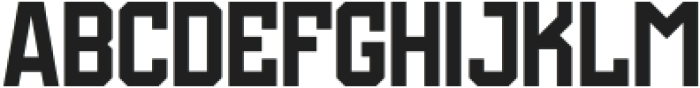 FALSE9 Semi Expanded otf (400) Font UPPERCASE