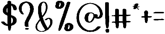 FARMHOUSE Regular otf (400) Font OTHER CHARS