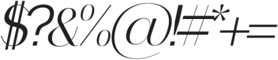 FASCINA Light Italic otf (300) Font OTHER CHARS