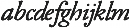 Fabello Regular Italic otf (400) Font LOWERCASE