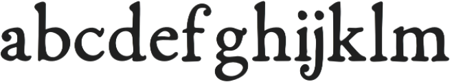 Fabello Regular Regular otf (400) Font LOWERCASE