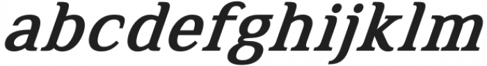 Fabie Bold Italic otf (700) Font LOWERCASE