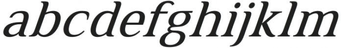 Fabie Italic otf (400) Font LOWERCASE
