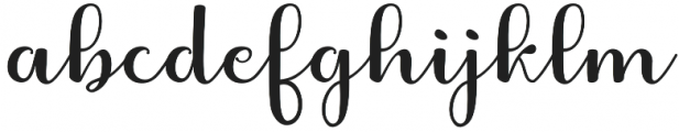 Fabitha Script Upright otf (400) Font LOWERCASE