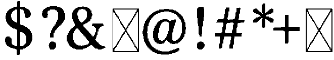 Fable Noir Regular otf (400) Font OTHER CHARS