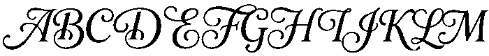 Fable Noir Regular otf (400) Font UPPERCASE