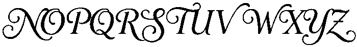 Fable Noir Regular otf (400) Font UPPERCASE
