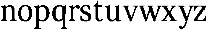 Fable Noir Regular otf (400) Font LOWERCASE