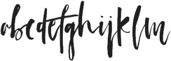 FabsandStylish otf (400) Font LOWERCASE