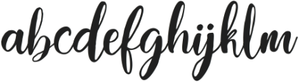 Fabullous Regular ttf (400) Font LOWERCASE