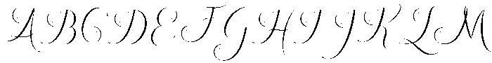 Fabulous Script Regular otf (400) Font UPPERCASE