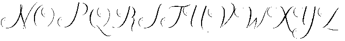 Fabulous Script Regular otf (400) Font UPPERCASE