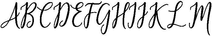 Fabulous Script Regular otf (400) Font UPPERCASE