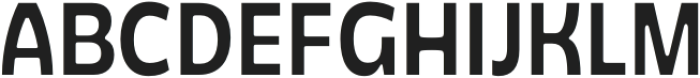 Facers SemiCondensed Regular otf (400) Font UPPERCASE