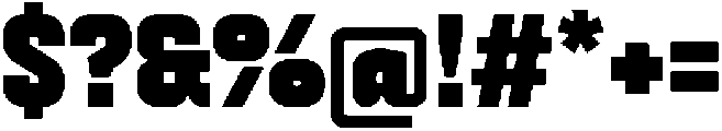 Factory Sans Black otf (900) Font OTHER CHARS