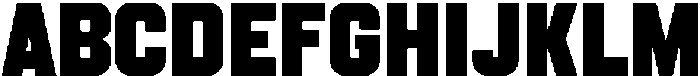 Factory Sans Black otf (900) Font UPPERCASE